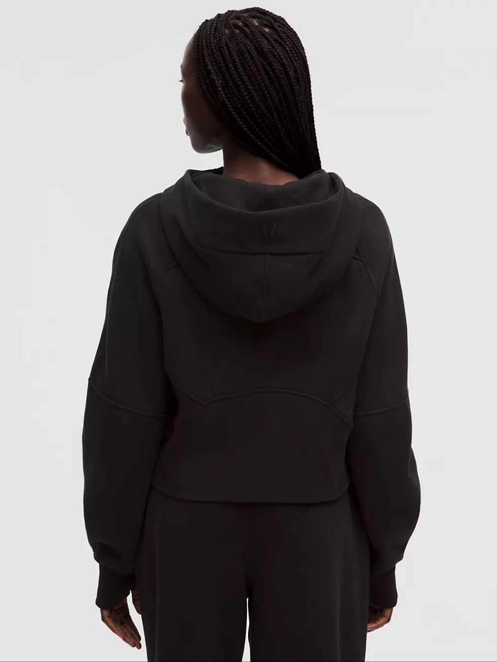 Lululemon Scuba Oversized Half Zip Hoodie Comfy Cropped Size XS/S Loungewear - Picture 2 of 5